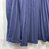GRACE KARIN Women High Elastic Waist Pleated Chiffon Skirt Blue Small Sleeveless