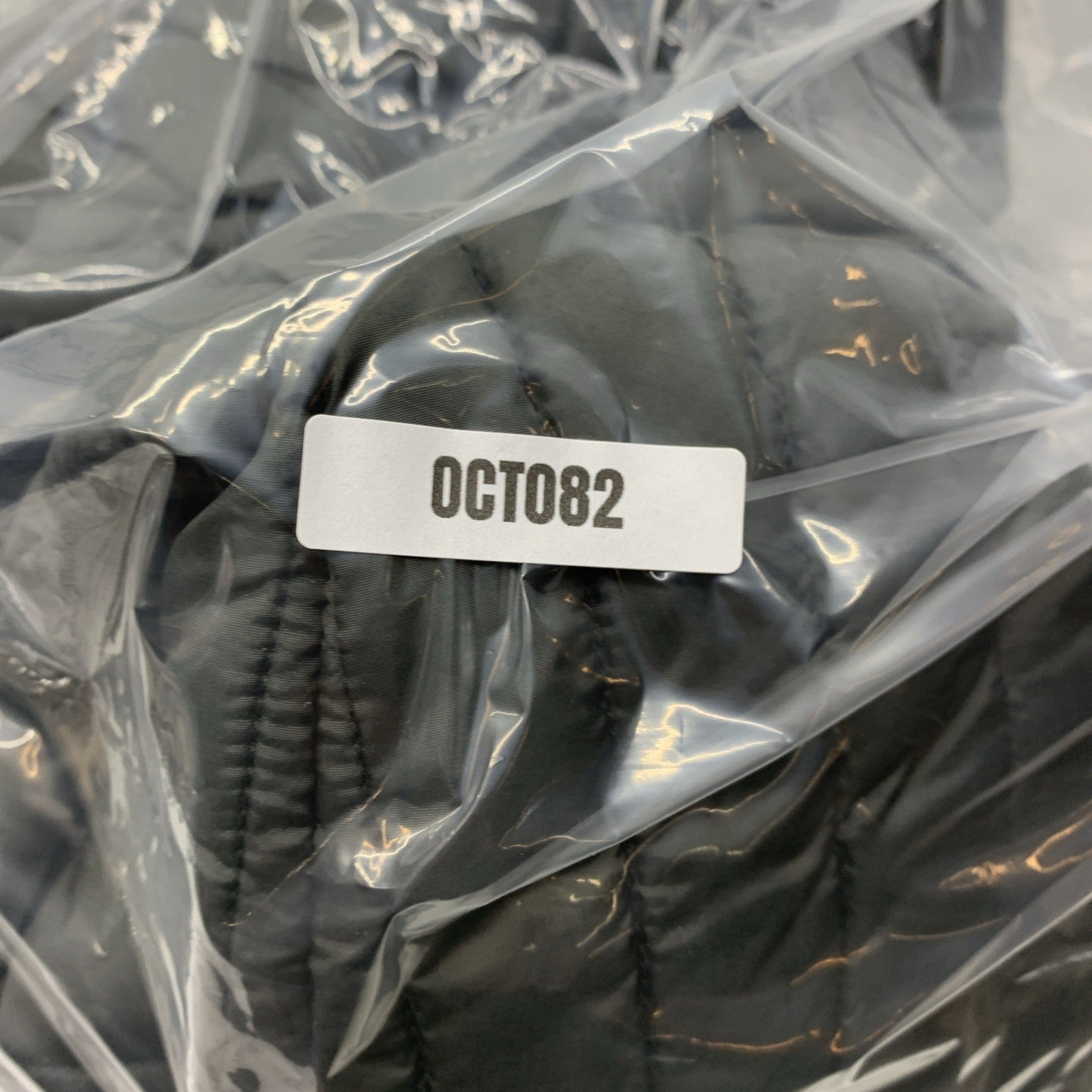 London Fog Womens Coat Gray  Quilt Puffer Jacket Long Sleeve Hooded Size Large