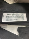 Wrangler Men's Wrancher Dress Jeans Regular Fit Size 30x29 Black Long Pants