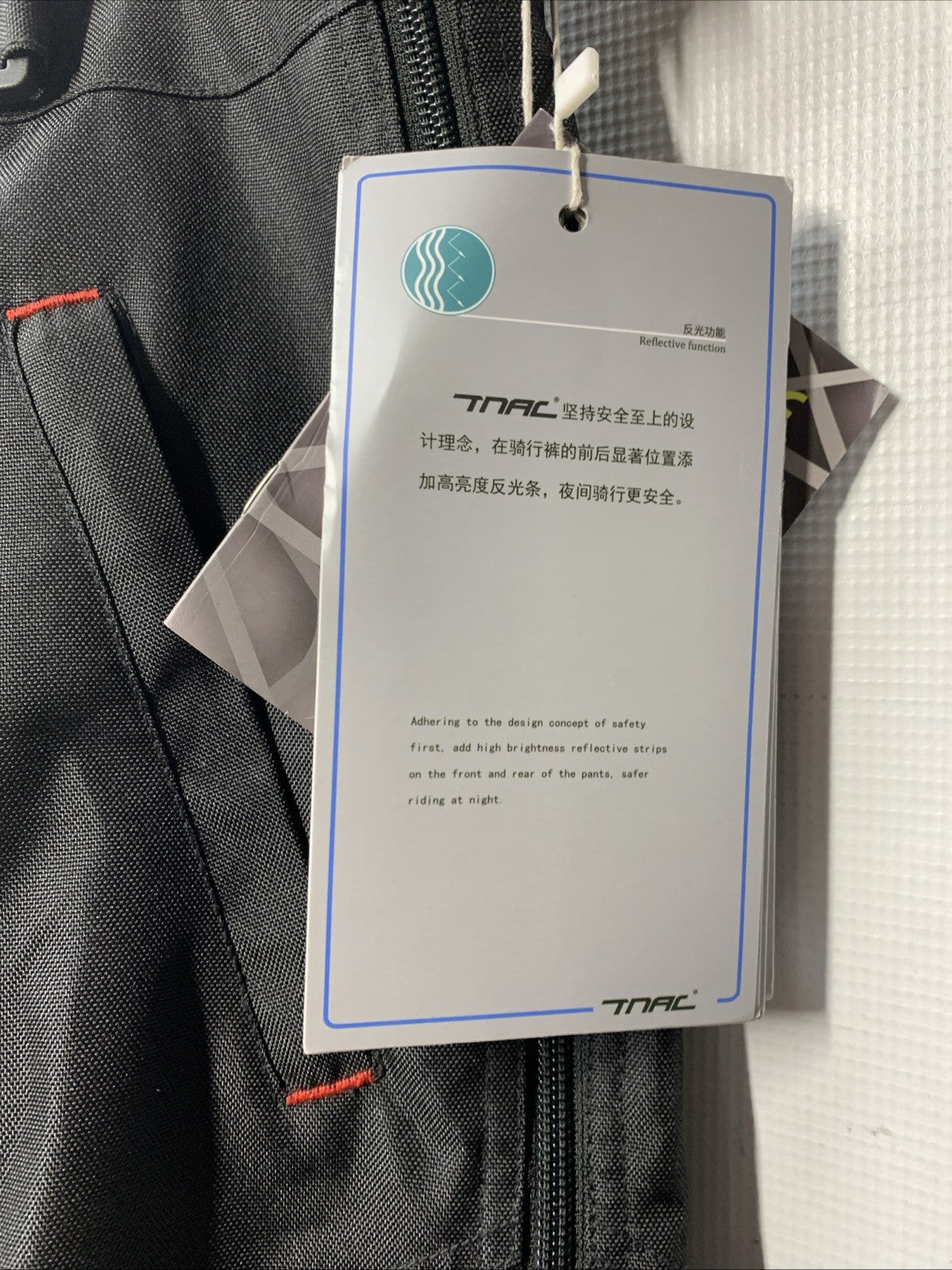 Tnac Motorcycle Pants Waterproof Quick Takeoff Jeans Winter Windproof Size 5XL