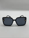 Louis Vuitton Women's Square Sunglasses Gold Metal 1342. 61 17-141 - USED GOOD