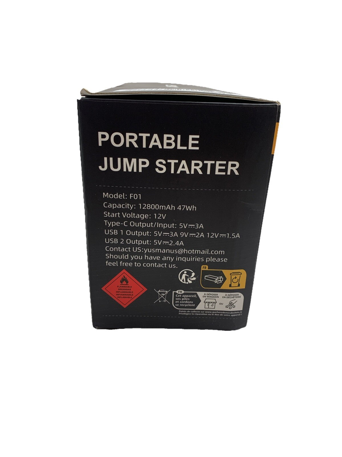 6000A Car Jump Starter 12V Battery Booster Power bank Pack Smart Cable With Case