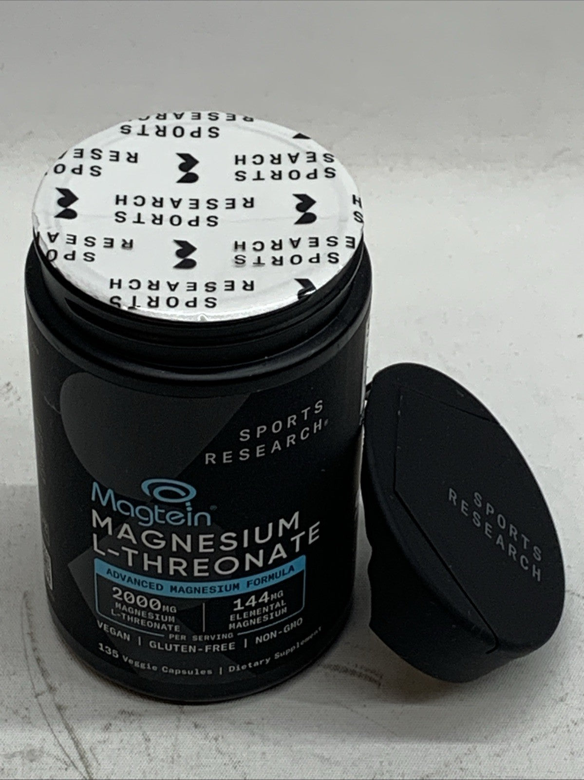 SR Magtein® Magnesium L-Threonate for Memory Focus Cognition 2000mg 135 Capsules