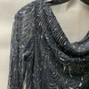 J Kara Beaded Dress Long Dress Formal Evening Dress Pull On (Size 6P)