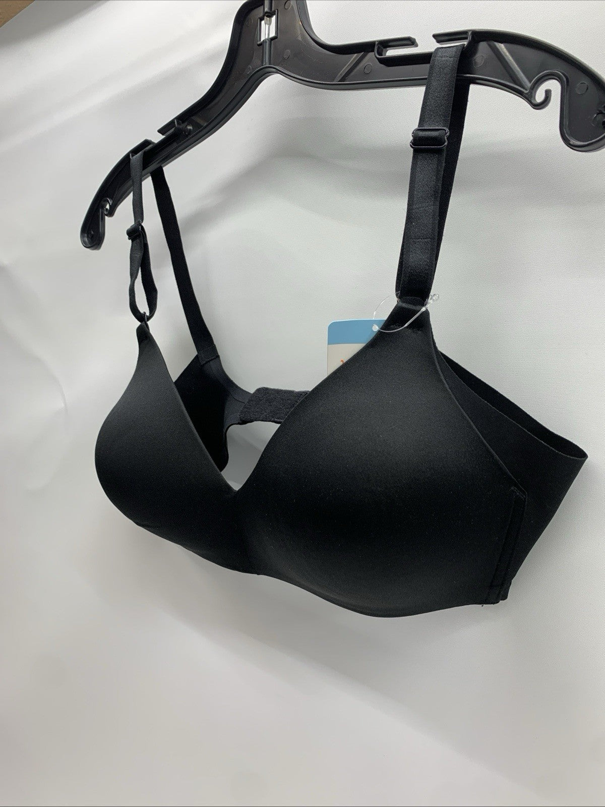 Warners 01056 No Side Effects Contour Bra Lined Wire Free Womens Size 36C Black