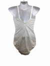 Bali Shapewear Lace 'N Smooth Shaping Body Briefer White Firm Control Size 34B