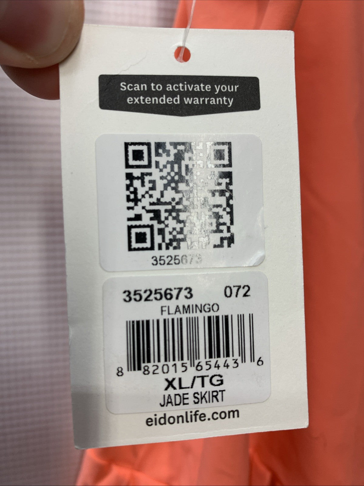 EIDON Women's Standard Jade Swimsuit Cover Up with Frill Detail Size XL Flamingo