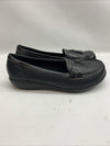 Clarks Ashland Bubble Slip-On Loafer Womens 11 Dark Brown Loafers Flat Round Toe
