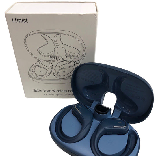 Earbud, Sport Wireless Bluetooth 5.3 Earbud with HiFi Stereo, 75H Blue Earphone