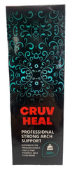 Cruv Heal Professional Strong Arch Support Insoles Orthotic 200 Lb+ Green Size L
