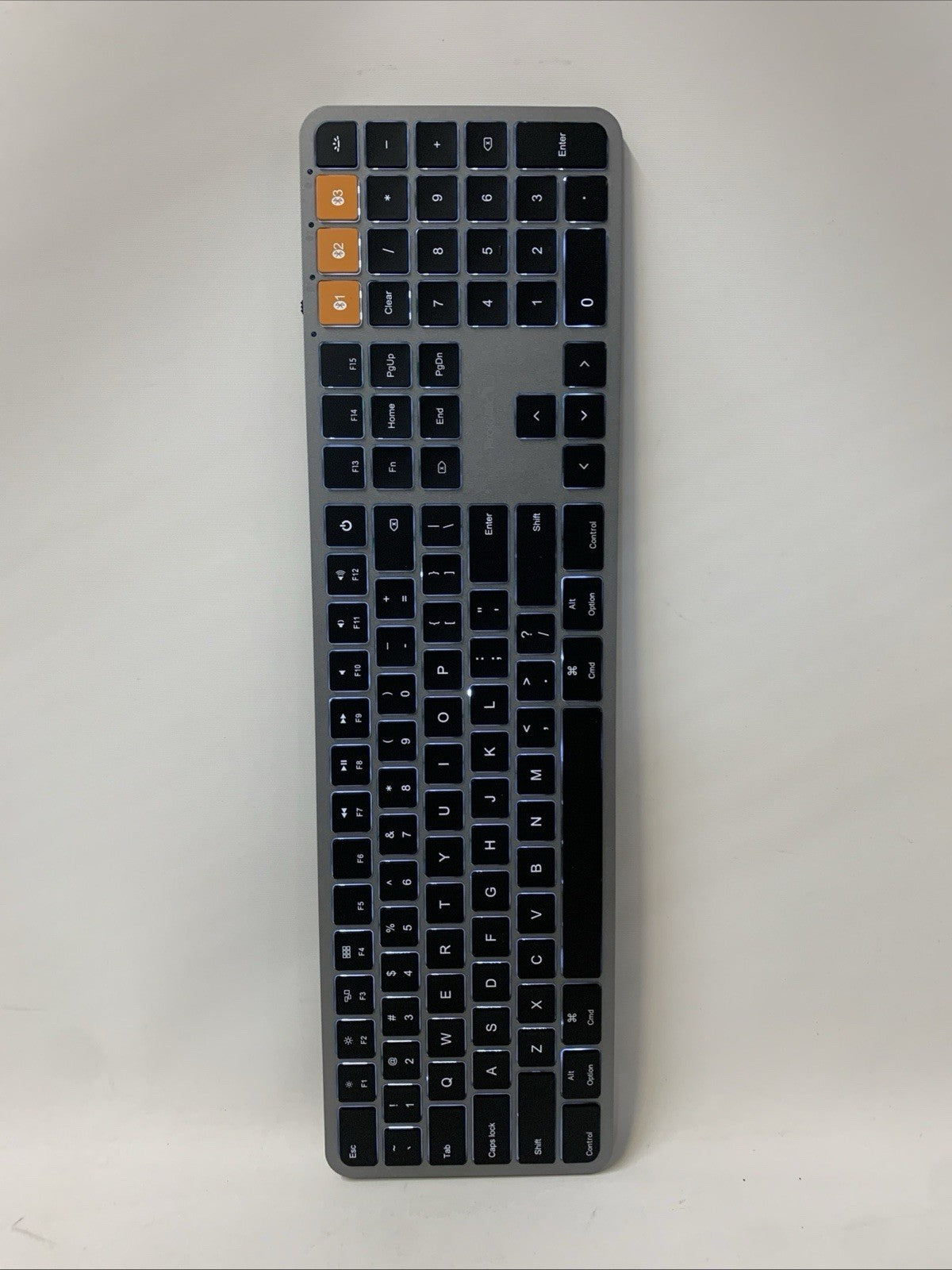 ProtoArc Backlit Bluetooth Keyboard and Mouse for Mac KM100-A Full Size Wireless