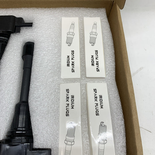 4 Ignition Coil & Iridium Spark Plug for Nissan Versa Sentra Rogue Altima UF549