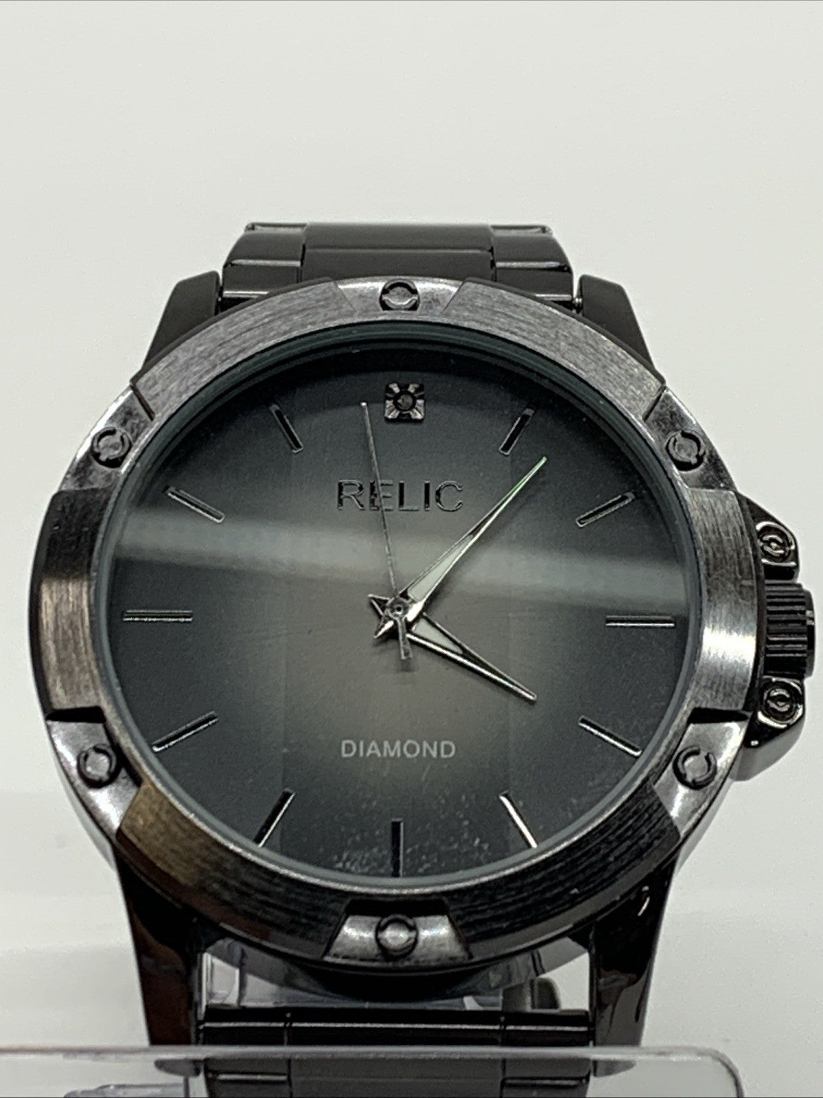 RELIC by Fossil Men's Rylan Stainless Steel and Diamond Accent Watch Quartz