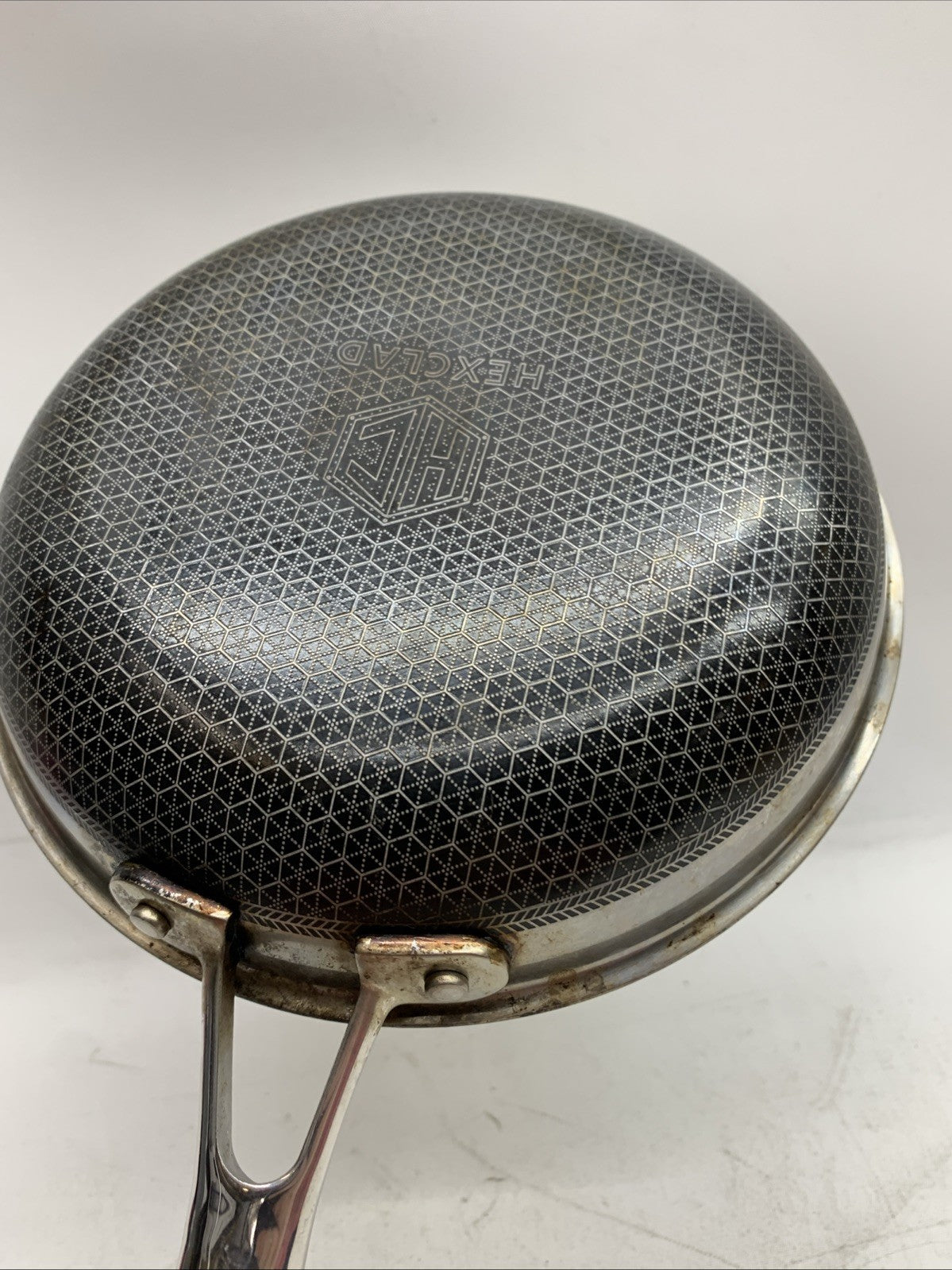 HexClad Hybrid 8in Cookware Frying Pan Dishwasher-safe with Cooking Lid - USED