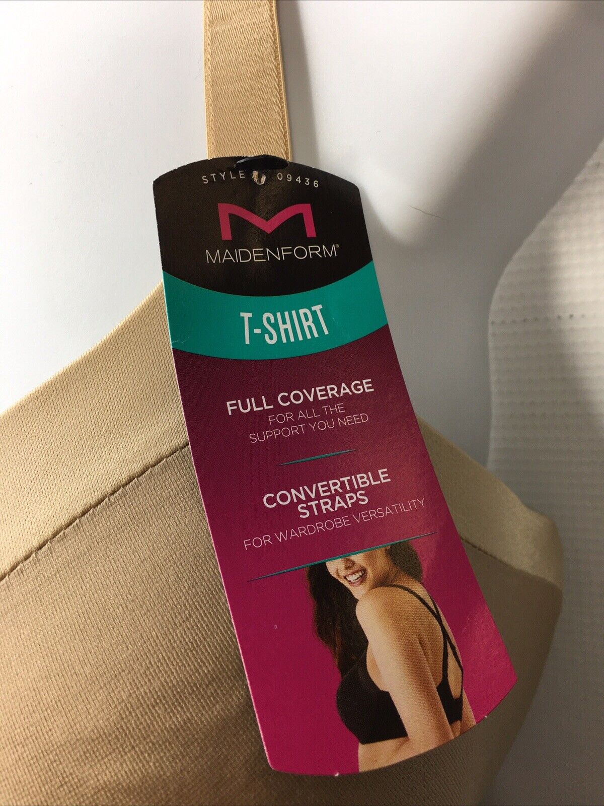 Maidenform Comfort Women's Devotion Underwire Bra Women's Size 38D Beige Opaque