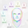 LED Face Neck Beauty Mask 7 Colors Photon Therapy Anti-Aging, Wrinkles Colorful