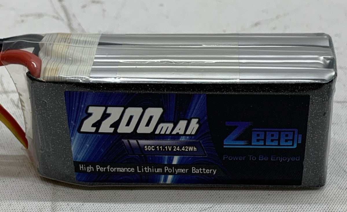 2x Zeee 11.1V 120C 2200mAh 3S Graphene LiPo Battery XT60 for RC FPV Quad Drone