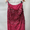 Adrianna Papell Women's Beaded Gown Cocktail Party Dress Sleeveless Size 14