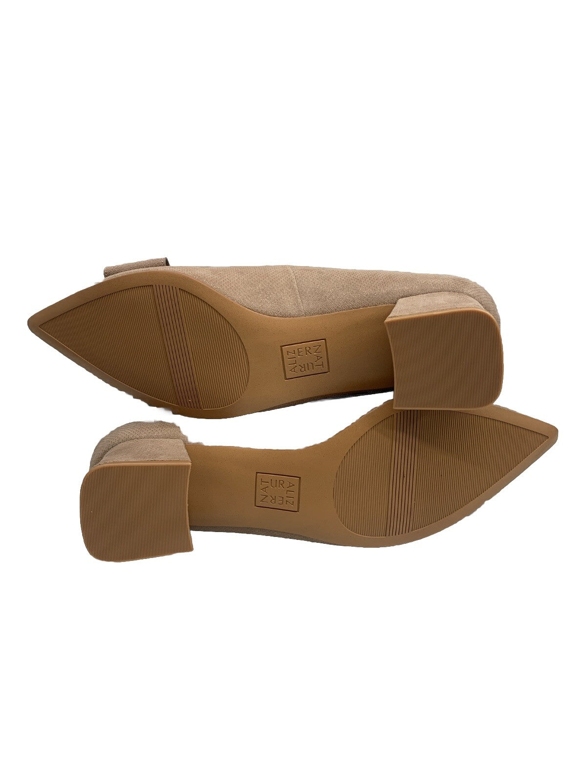 Naturalizer Womens MAVIS Taupe Suede Bow Pumps Shoes 10.5 Medium (B,M) BHFO