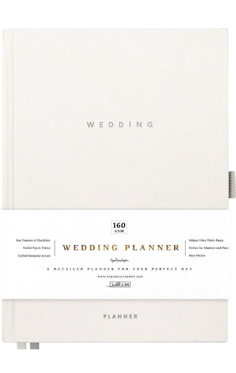 Award Winning Scribble & Dot® Wedding Planner Book and Organizer for the Bride