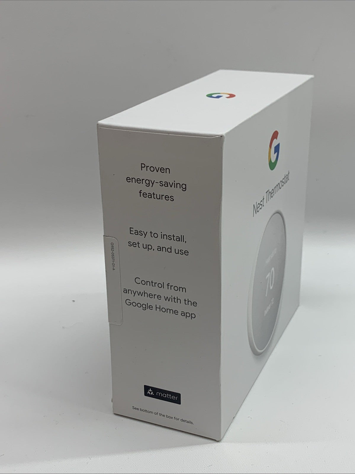 Google Nest Thermostat Smart Thermostat for Home Programmable Wifi GA01334-US