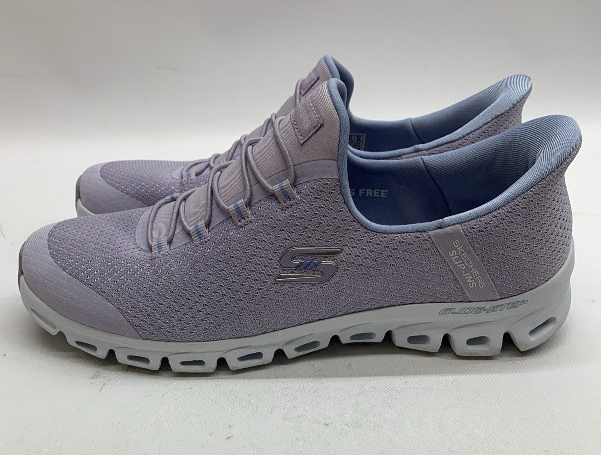 Skechers Women's Glide-Step-Pursuit Hands Free Slip-ins Sneaker Pull-On Lavender
