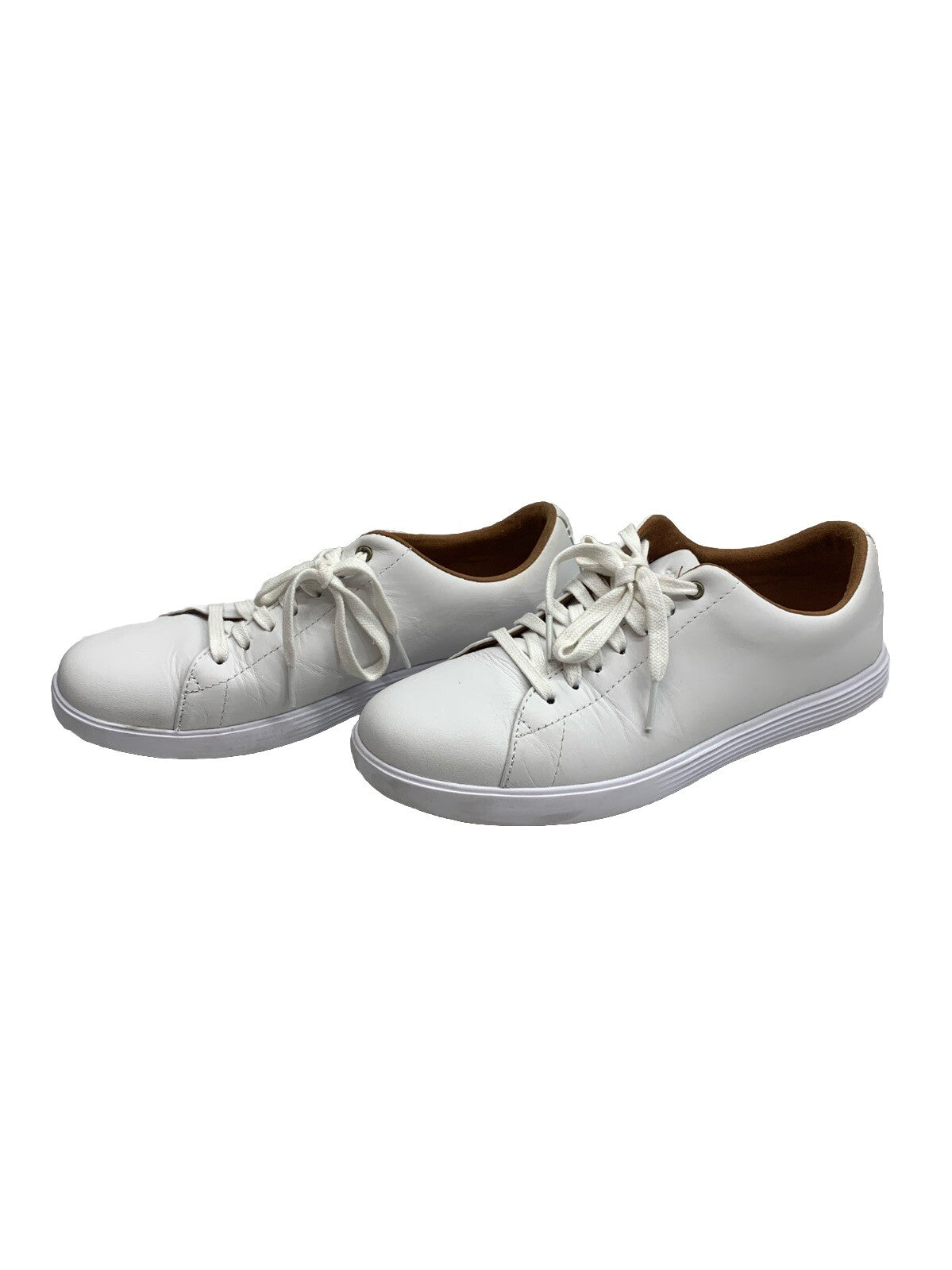 Cole Haan Womens Grand Crosscourt 2 White Fashion Sneaker Size 8 Lace-up Shoes