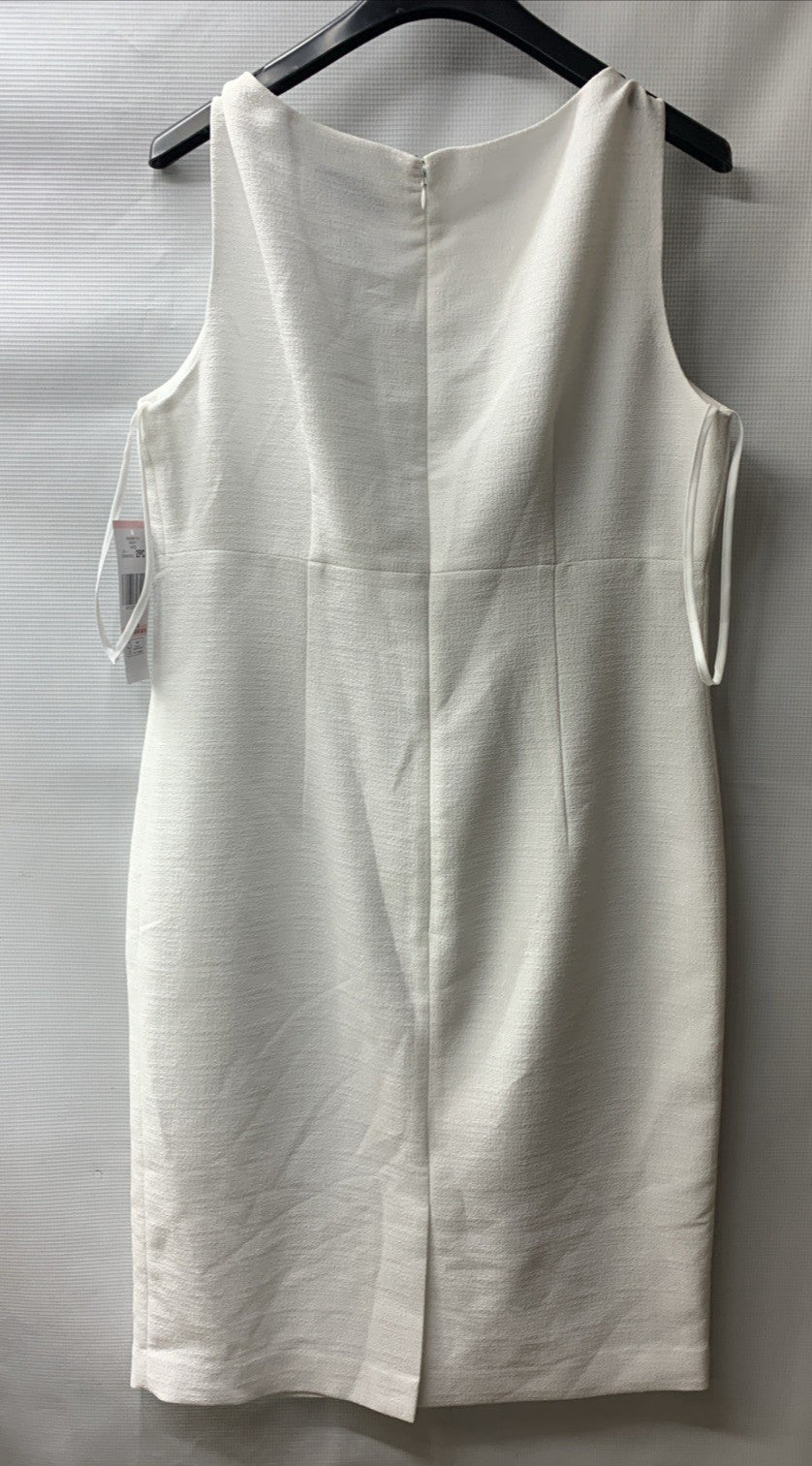 LeSuit Women's 2-Piece Jacket/Dress Suit White Size 10 for Office Formal Events