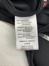 Calvin Klein Women Tie Back Logo Straps One Piece Swimsuit Size L Swimwear Black