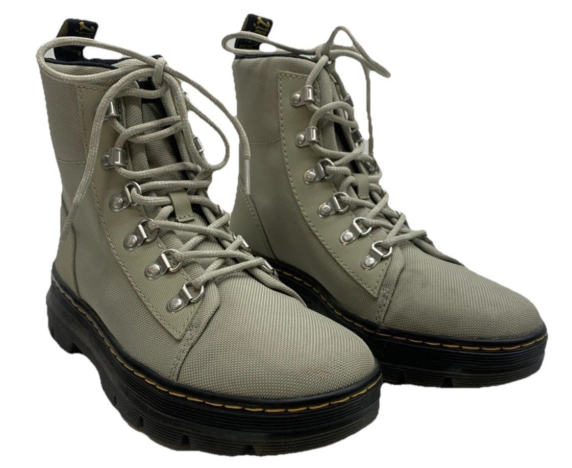 Dr. Martens Combs W Warmed Stone Extra Tough Lace Up Combat Boot Women's Size 8