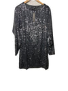 Steve madden Sparkle Dress Long Sleeve Evening Party Cocktail Glamour Size 10