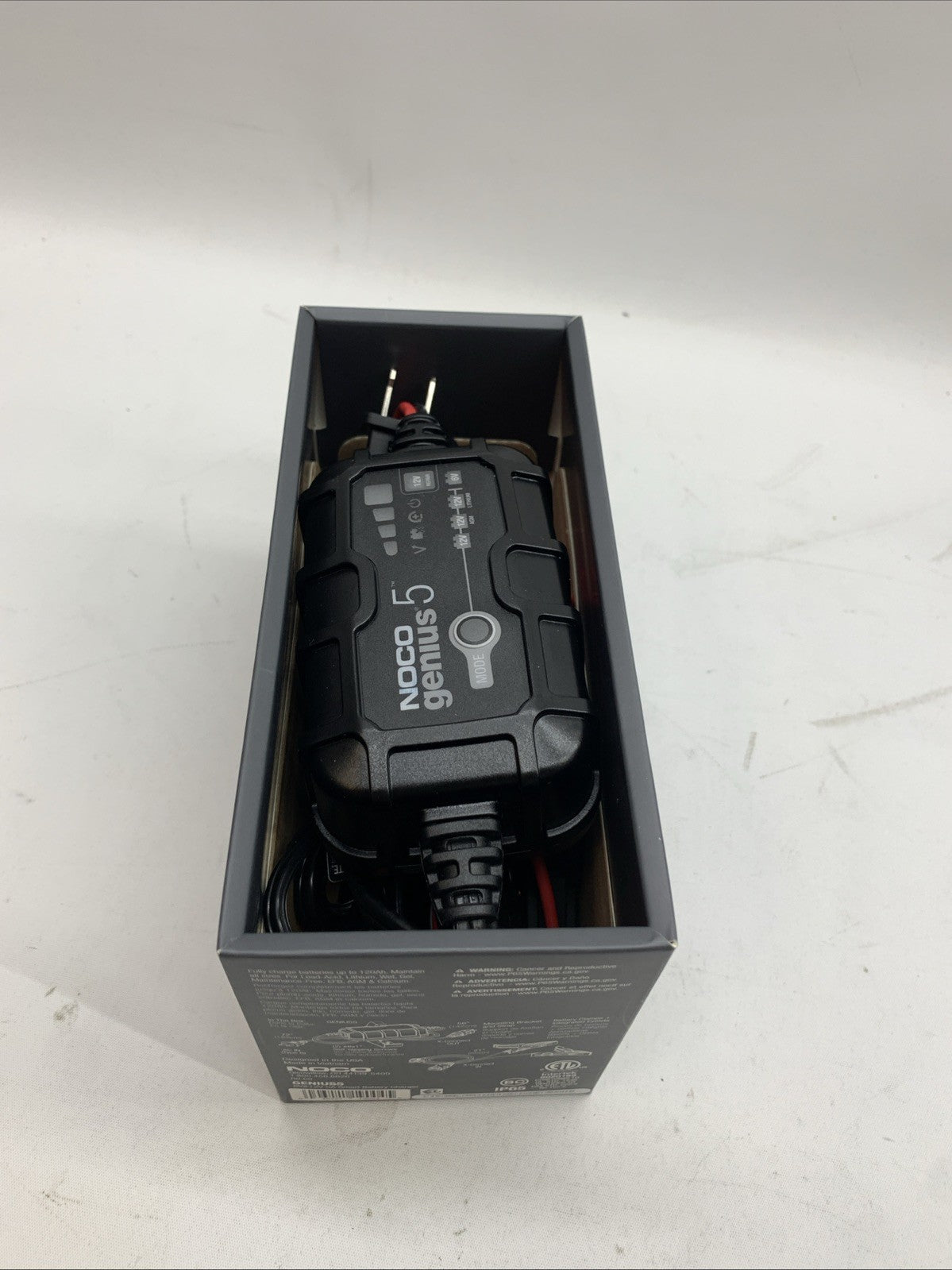 NOCO GENIUS5 Battery Charger Automatic Maintainer, Trickle Charger & Desulfator