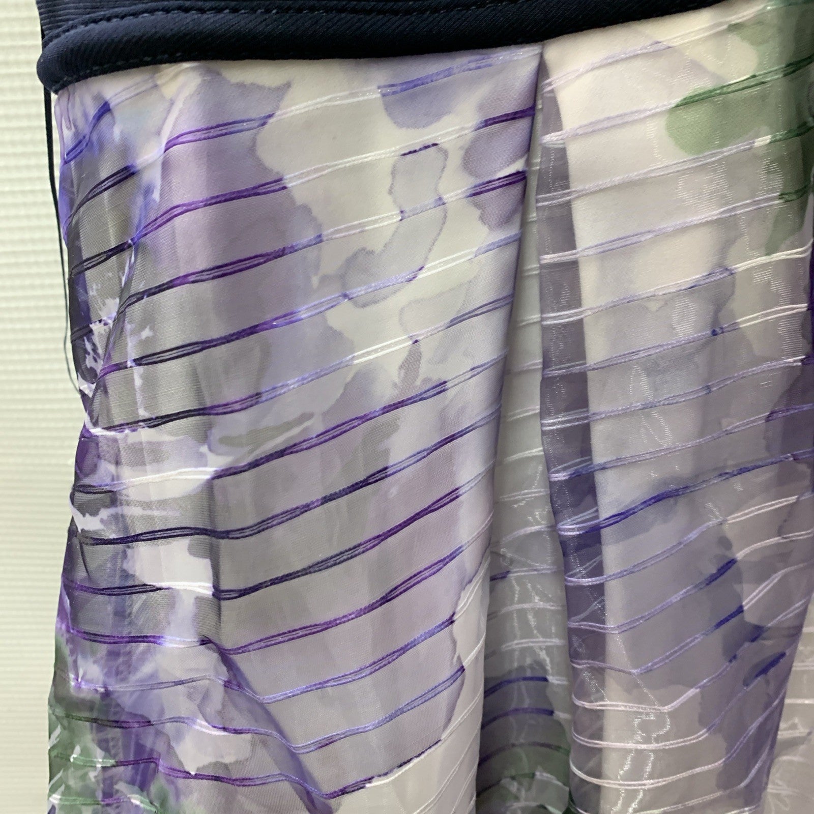 S.L. Fashions Womens Floral Print Skirt Dress Elegant Sleeveless 9141200 Size 16