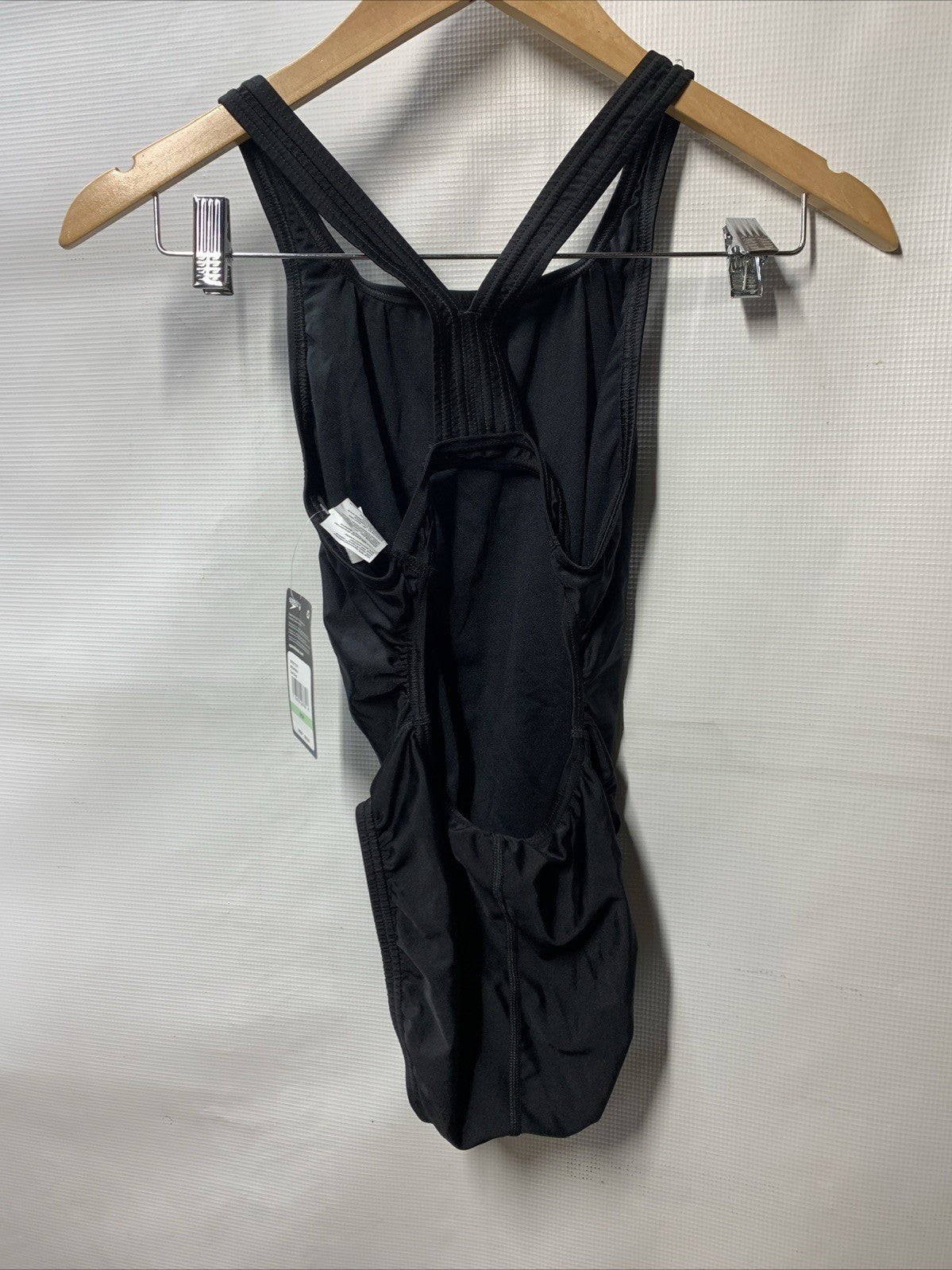 Speedo Women's One-Piece Swimsuit Eco Team Black Size 8/34 ProLT Super Pro Solid