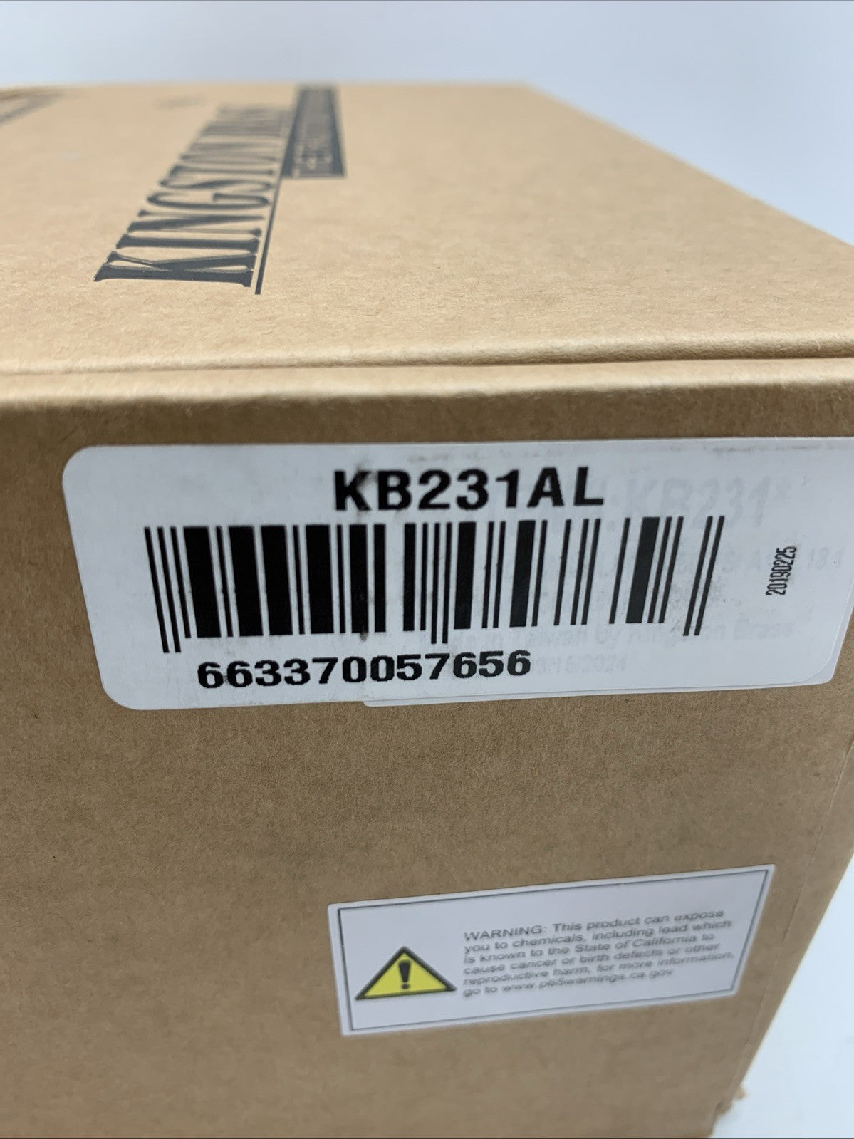 Kingston Brass KB231AL Tub and Shower Faucet Wall mount w/3-Nickle Lever Handles