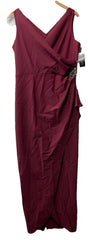 Alex Evenings Sleeveless V-Neck Gown Dress Sleeveless Party Cocktail Size 14