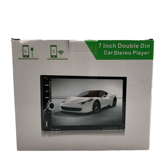 7' Digital Screen Wireless Apple CarPlay Double Din Car Stereo Player 7035W-Play