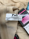 Beige Maidenform high-waist thigh slimmer shapewear for women, firm-control, size 2XL, designed to shape and smooth the thighs.