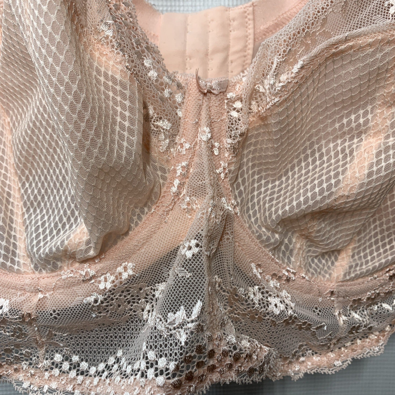 Elomi Women's Charley Underwire Bralette 36K Blush Pink EL4381BAK Hook & Eye