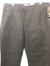 Dickies Women's Stretch Double-Front Carpenter Long Pant Rinsed Black Size 14R