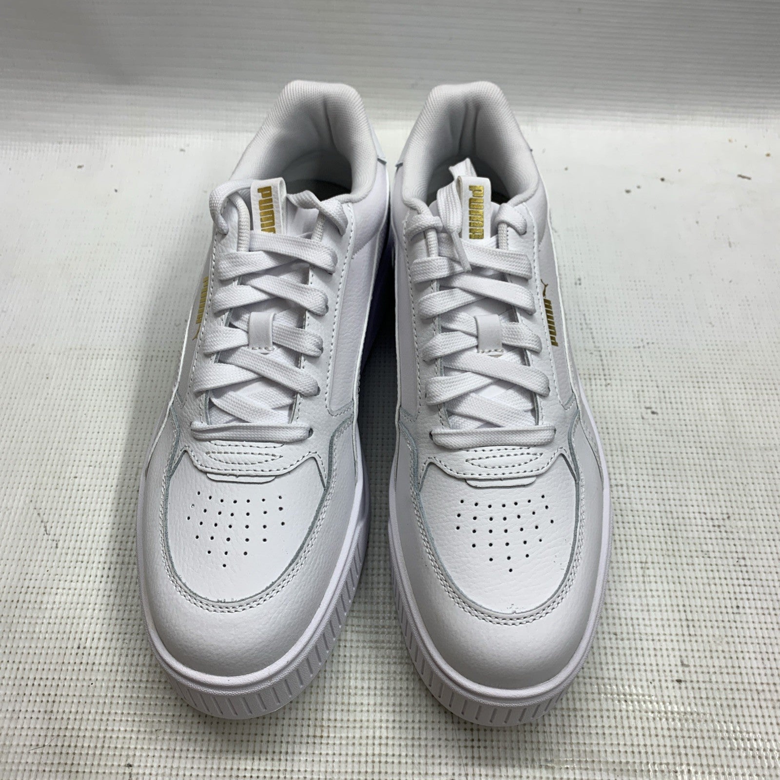 PUMA Women 387212-01 Karmen Rebelle Shoe Lace-up Sneaker White Size 10.5 Low-top
