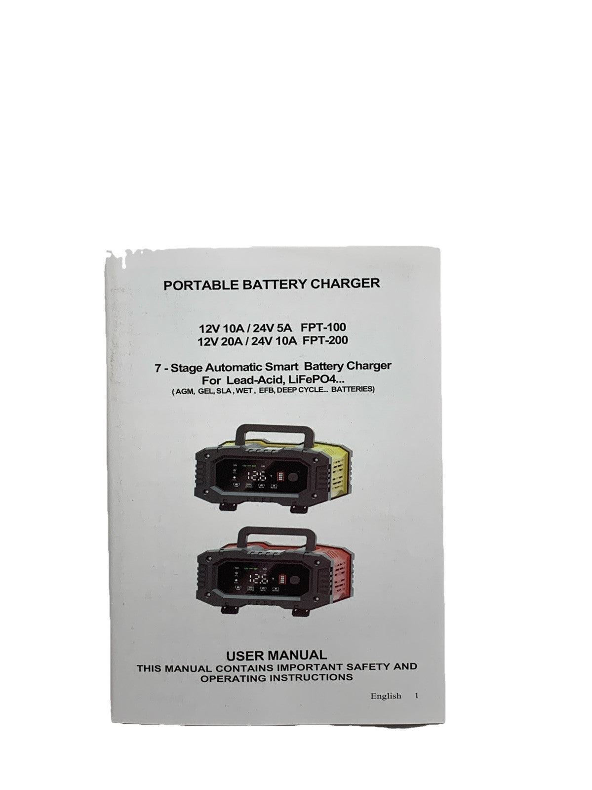 20A 12V/24V Car Battery Charger 7-Stage Automatic Trickle Charger Maintainer