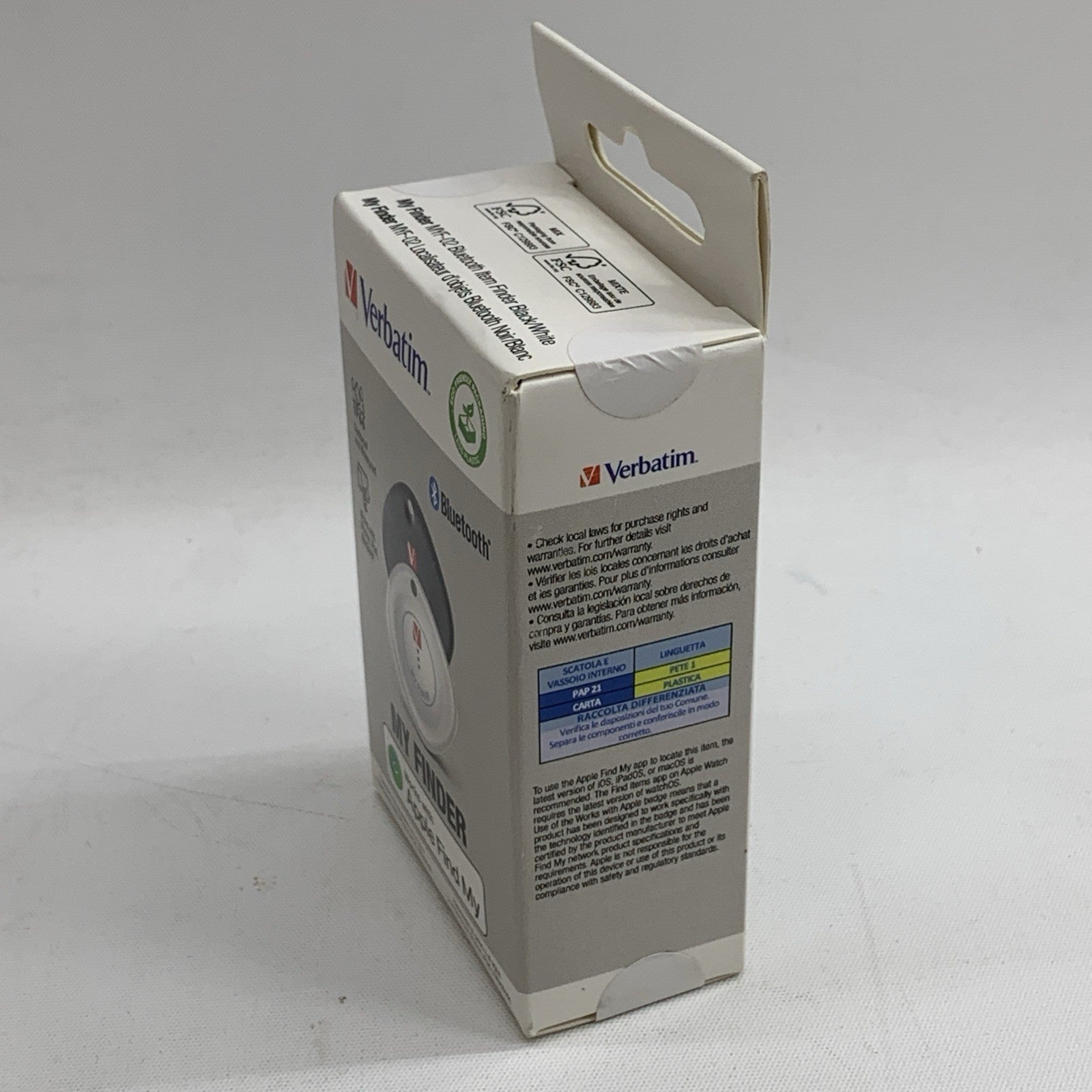 My Finder Bluetooth Tracker Black/White 32131 Dustproof and Waterproof - 2 Pack