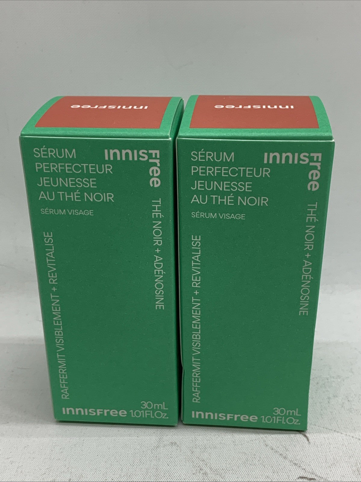 Innisfree Black Tea Youth Enhancing Facial Serum 30ml/1.01 fl.oz - Lot Of 2