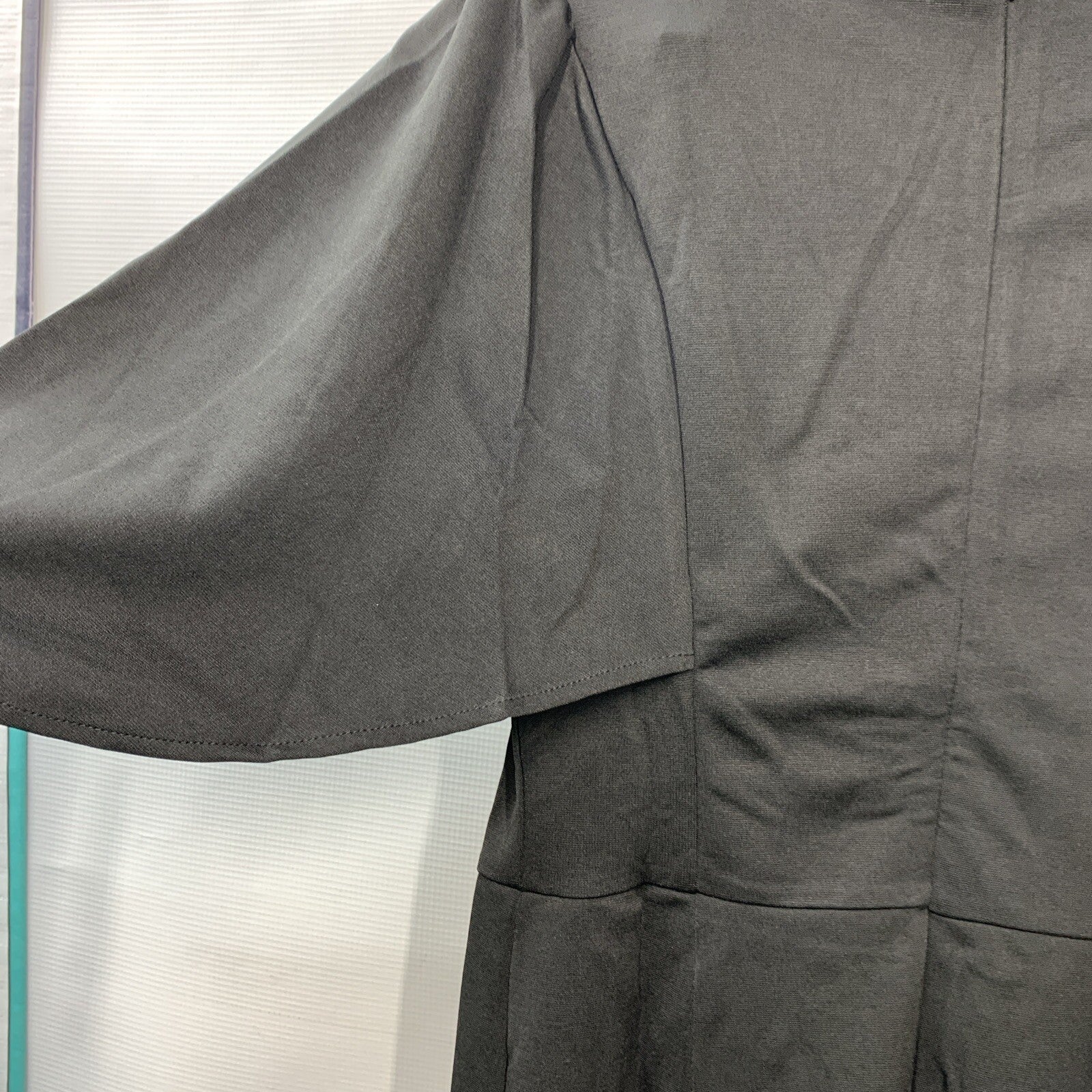 GRACE KARIN Women's Party Casual Guest Dress Short Flared Sleeves Black Medium