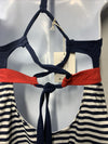 Carve Designs Stinson Womens Tankini Nylon Stretch Pullover Large Red White Blue