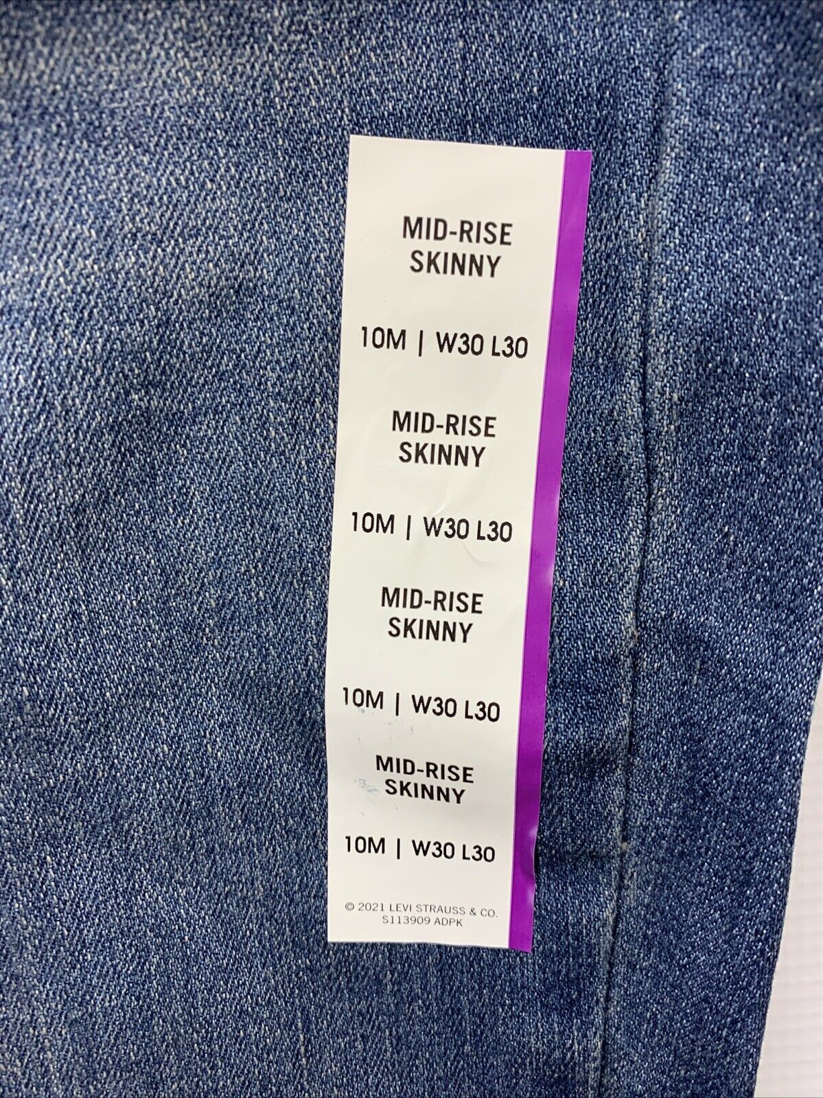 Signature by Levi Strauss & Co. Gold Label Womens Modern Skinny Jeans, Size 10