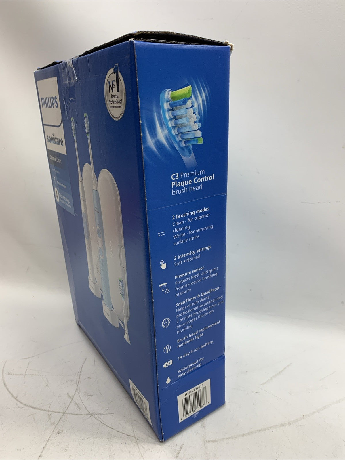 Philips Sonicare Optimal Clean Rechargeable Electric Toothbrush HX6829/77 2-Pack