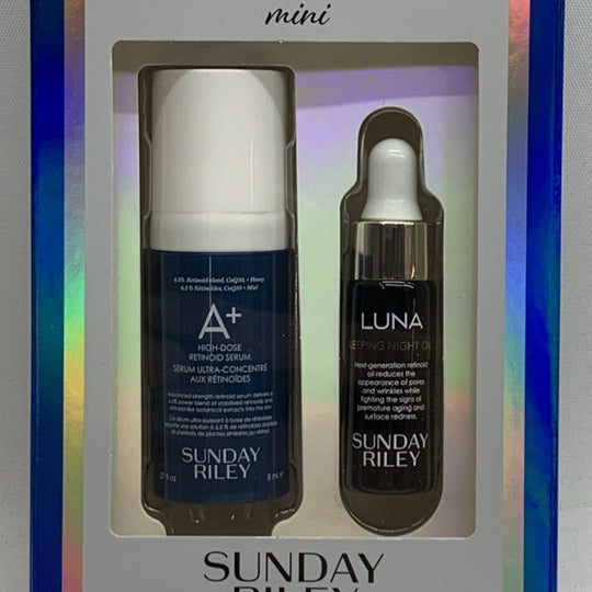 Sunday Riley Mini Retinol & Repeat Kit  Retinoid Serum & Luna Sleeping Night Oil
