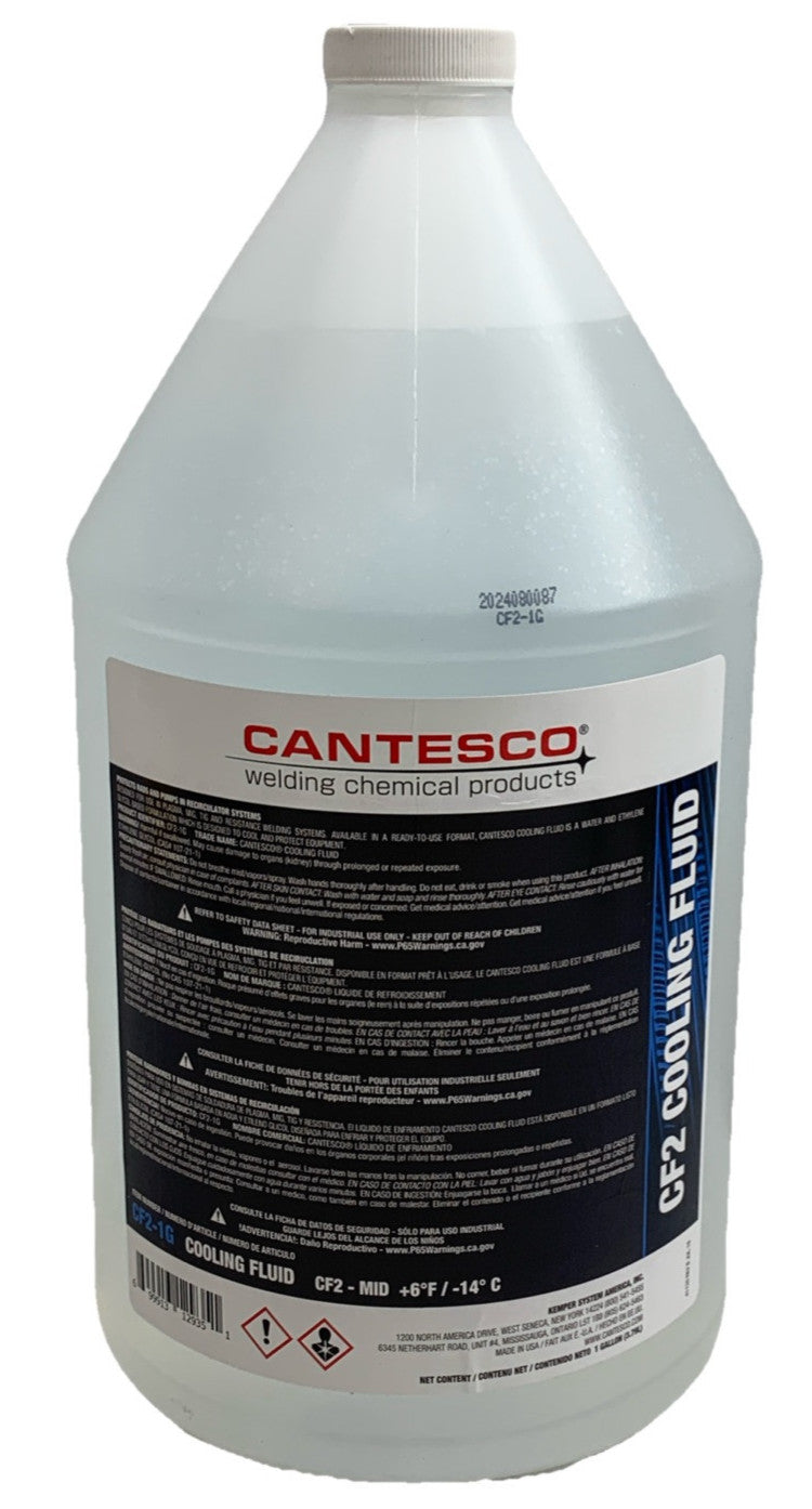 Cantesco CF2-1G Welding Cooling Fluid  Mid Temperature 6 Degrees F Gallon Sealed